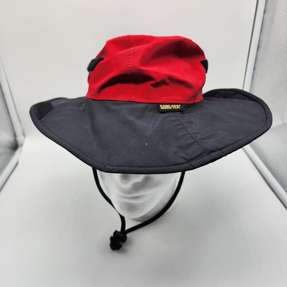 Outdoor Research Seattle Sombrero Gore-Tex Rain Hat Unisex S Red Black USA